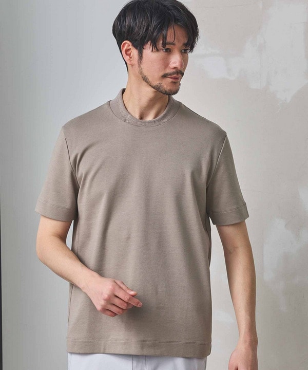 シルケットスムースクルーネックテーラーTシャツ｜メンズファッション
