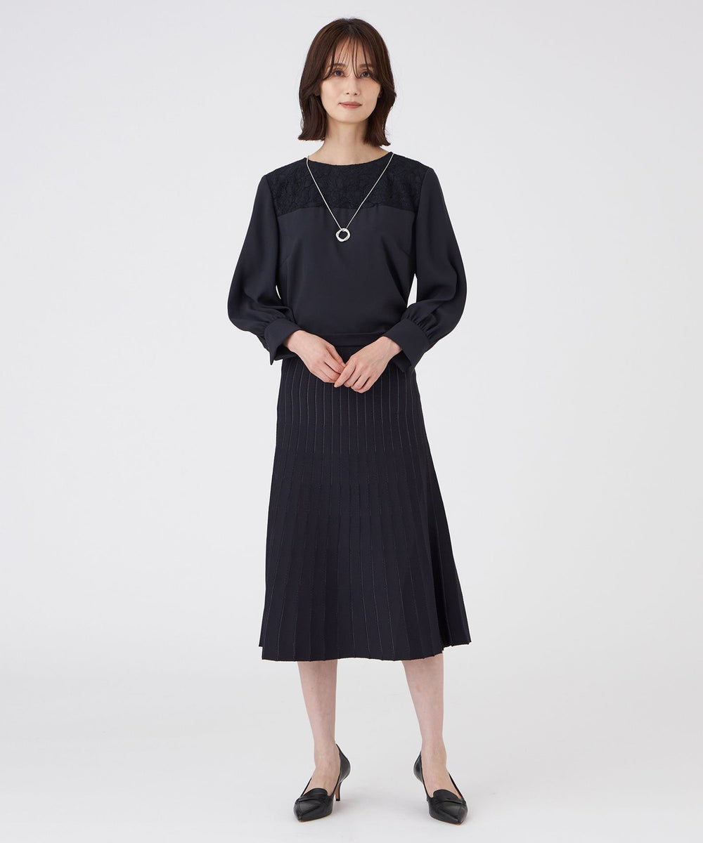 ウォッシャブル】リバーシブルニットスカート(スカート)｜TRANS WORK