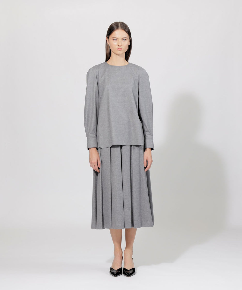 ウールフラノ フレアスカート(スカート)｜EPOCA(エポカ)のファッション