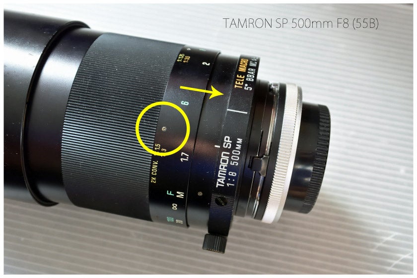 タムロン・ミラーレンズ「SP 500mm F8 (55B)」ちょっと整備、ちょっと