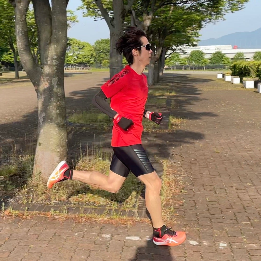 平日早朝ポイント400m×10 〜newメタレーサータイツ〜 | フルときどき