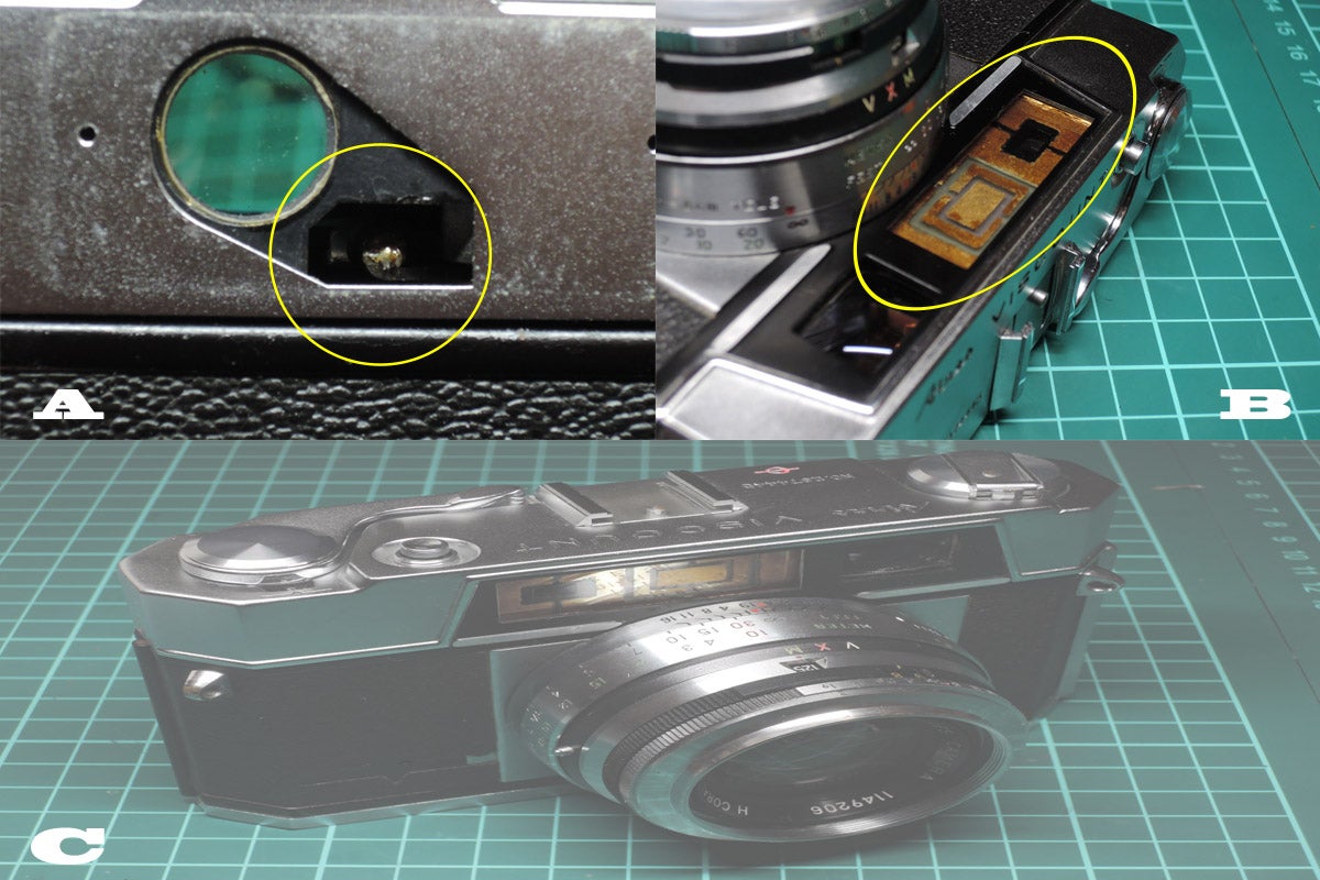 Aires VISCOUNT H.Coral 45mm F1.9」分解整備・ミラーレス取付け