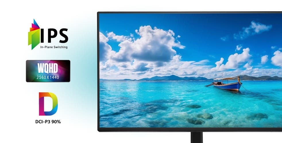 Acer モニター 27インチ WQHD IPS 非光沢 120Hz 4ms（GTG） DCI-P3 90