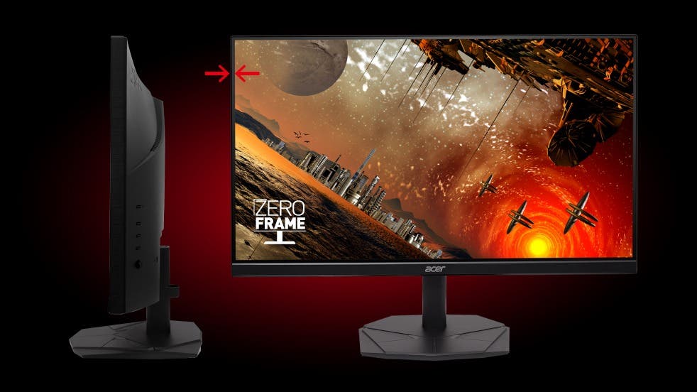 Acer ゲーミングモニター 24.5インチ VA フルHD 非光沢 280Hz 1ms