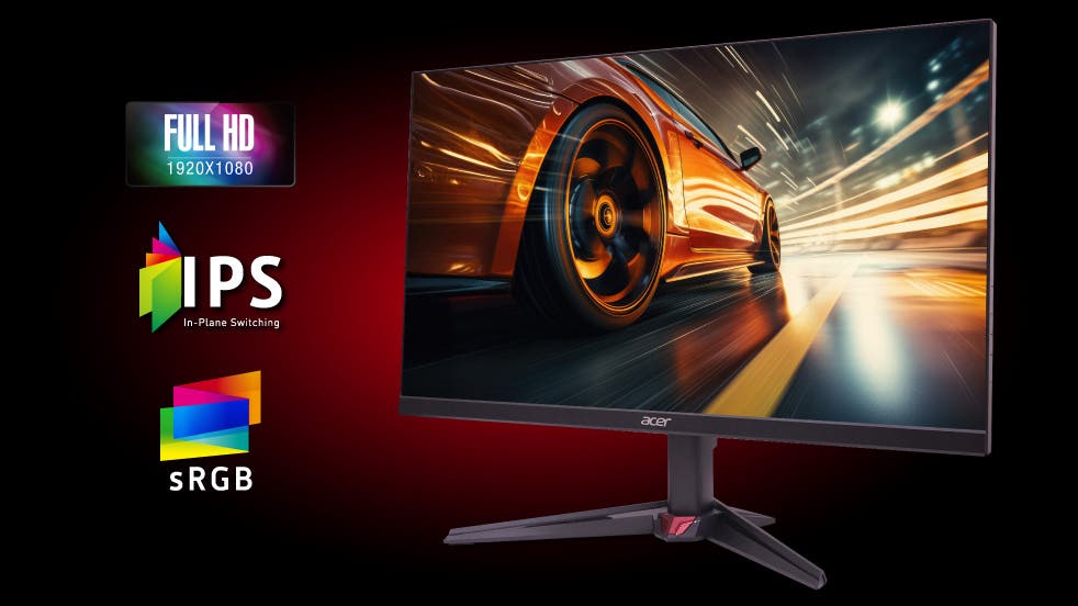 Acer Nitro 27インチ IPS 240Hz フルHD 0.5ms(GTG) 非光沢 sRGB 99