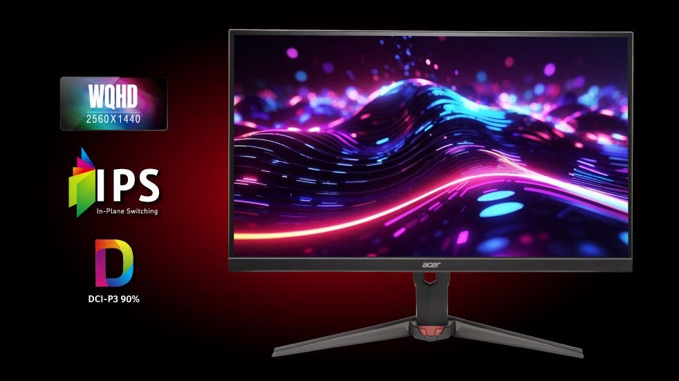 Acer 27インチ WQHD IPS 非光沢 エルゴスタンド 200Hz 0.5ms(GTG) AMD