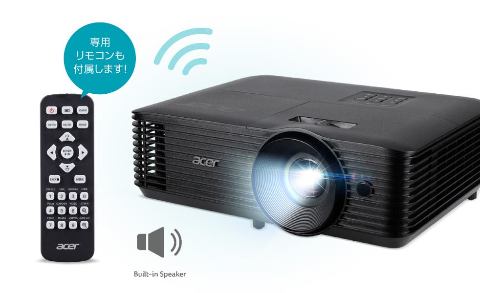 Acer プロジェクター DLP方式 XGA 4800ANSIルーメン 240Wランプ 120Hz