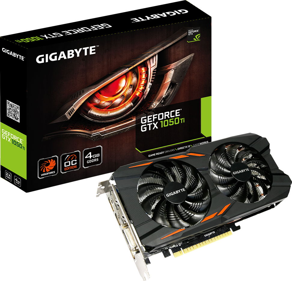 GeForce® GTX 1050 Ti Windforce OC 4G - GIGABYTE Japan