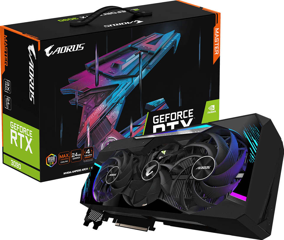 AORUS GeForce RTX™ 3090 MASTER 24G (Rev. 1.0) - GIGABYTE Japan