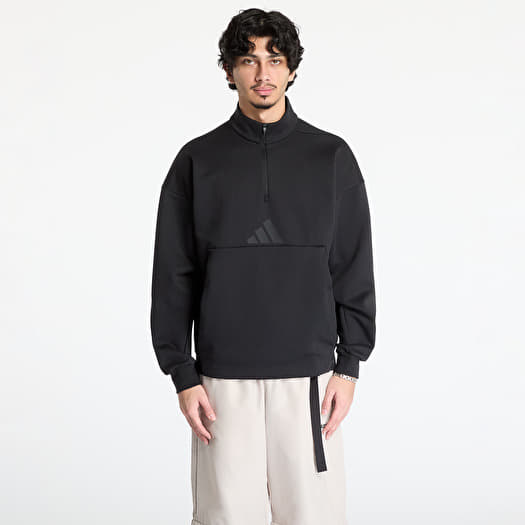 Hoodies and sweatshirts adidas Z.N.E. Half Zip Hoodie Black