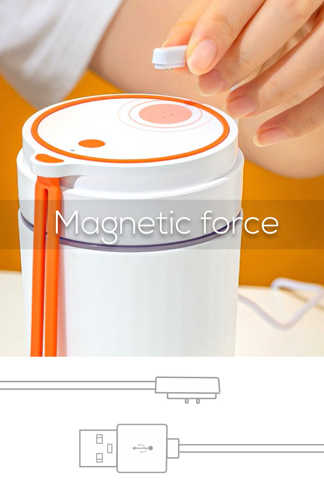 ビタミン急速補給！USB充電式で持ち運べるボトル型ジューサーVitamer