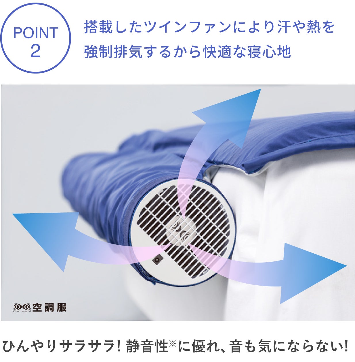 さよなら寝汗！心地よい風で背中に籠もった熱を取り除くIoT 空調ベッド
