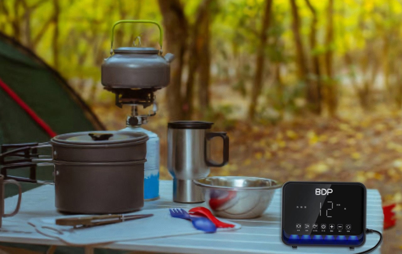 狭いキッチンも、キャンプ場でも！究極に場所取らない、 携帯可能超