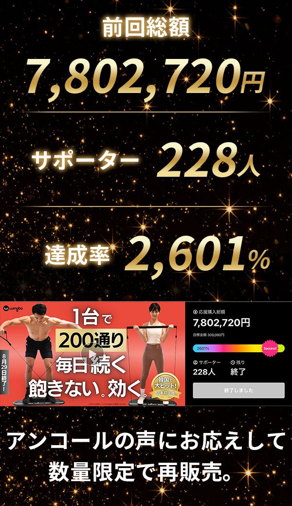 アンコール】これ1台で200種目。脂肪燃焼も筋トレも叶うホームジム