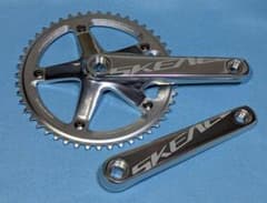 SKEACE スクエアテーパー ピスト用クランク 165mm 48T シルバー - メルカリ