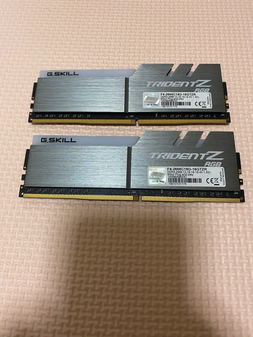2026年最新】G.skill DDR4 Trident Z RGB F4-3200C16D-16GTZR (DDR4