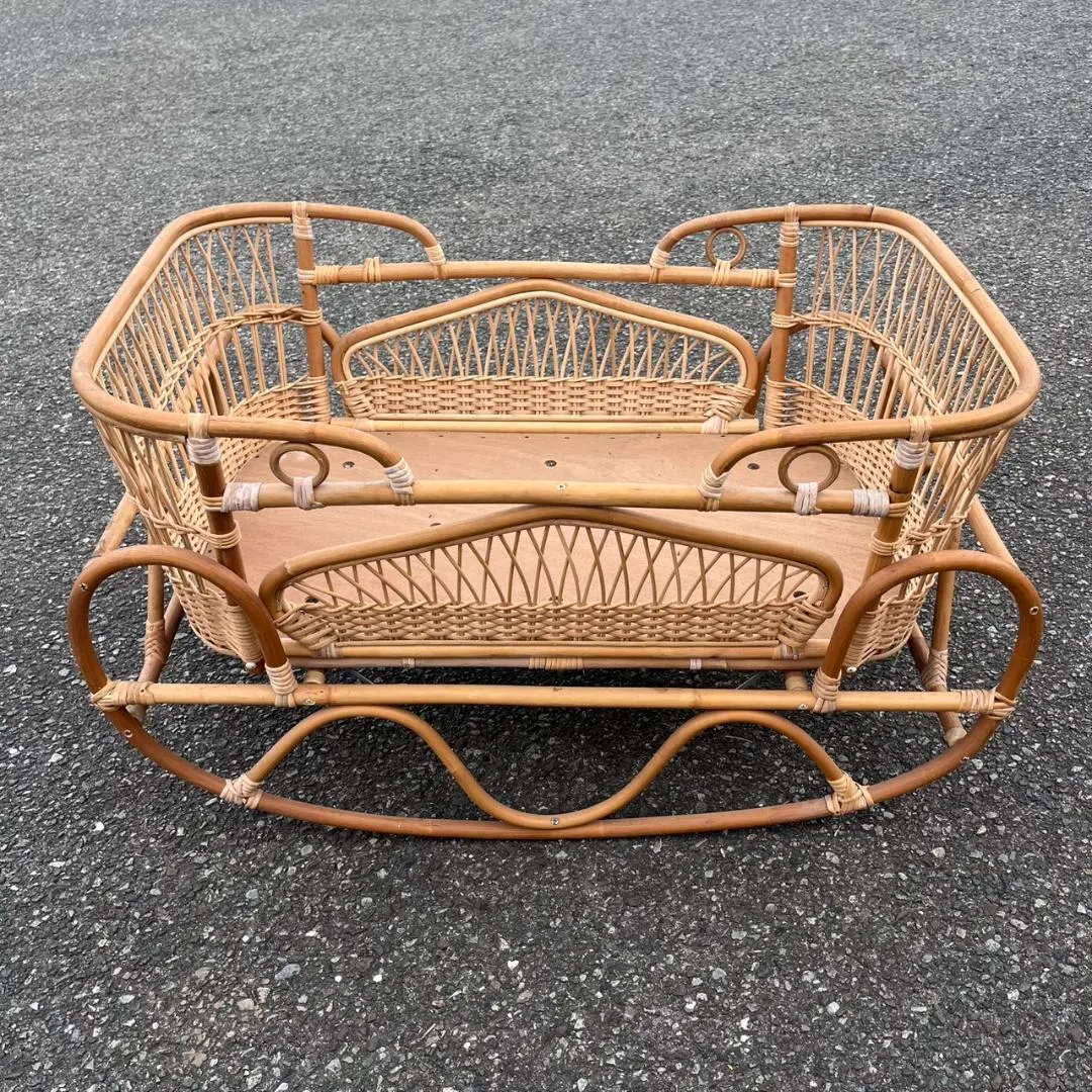 2026年最新】籐 ベビーベッドの人気アイテム - メルカリ