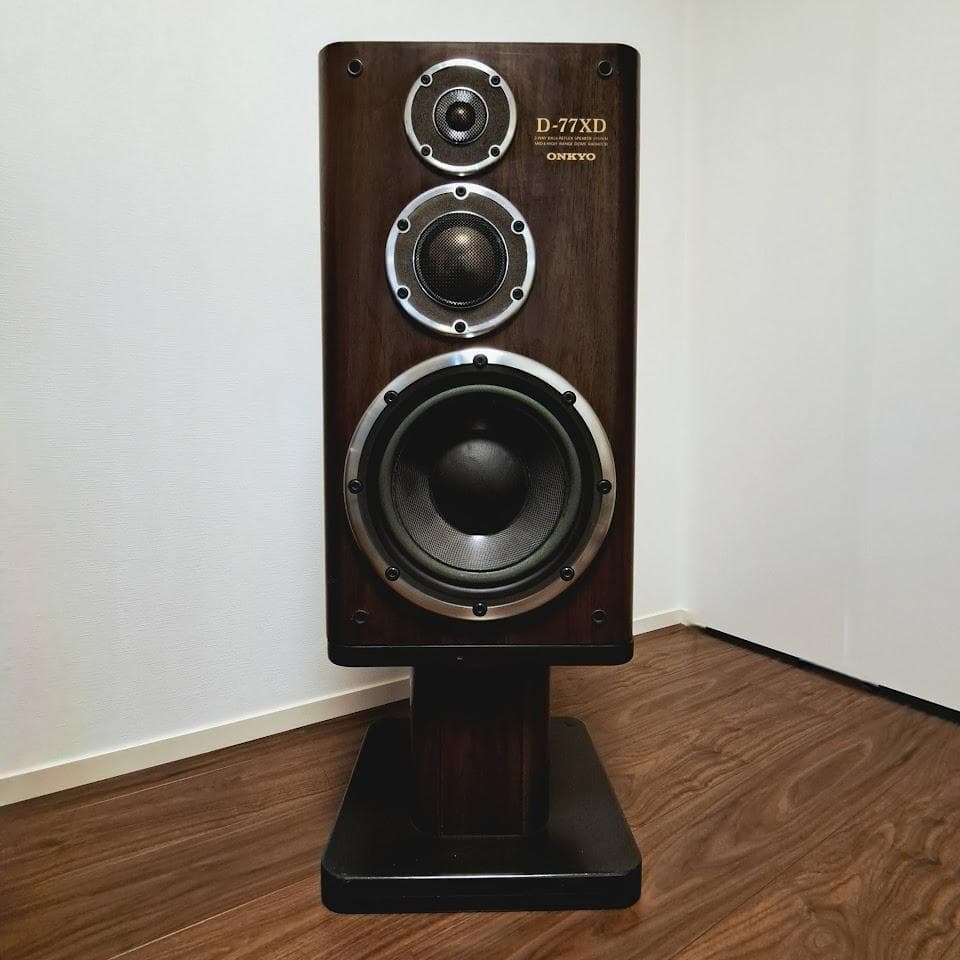 ONKYO名機3WAY スピーカー+スタンド｜ONKYOの本気 エッジ交換済み