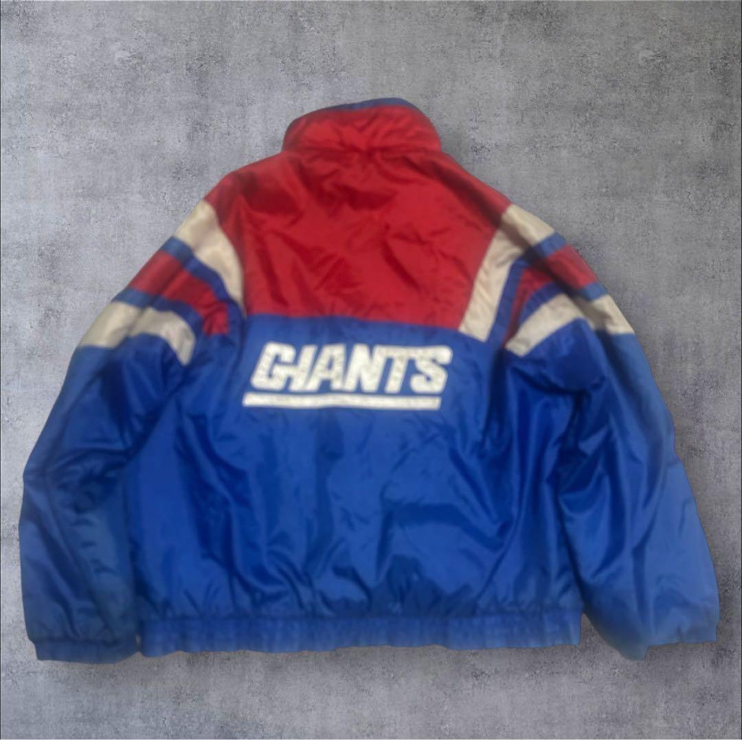 美品】NFL ニューヨーク・ジャイアンツ 中綿 ナイロンジャケット XL