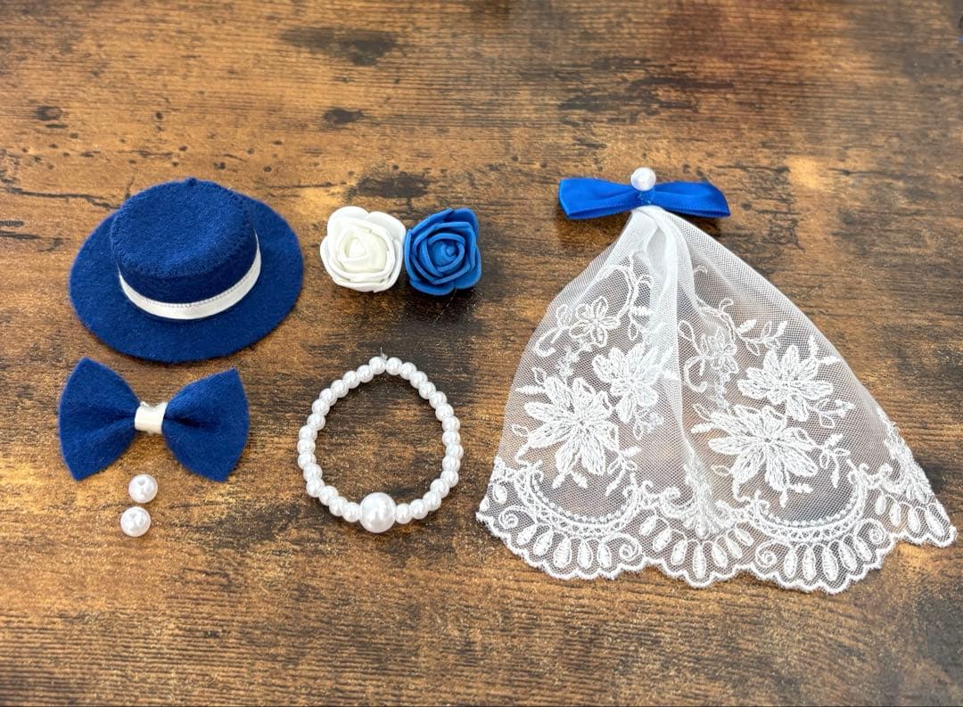 イニシャルオブジェパーツ 青 - メルカリ