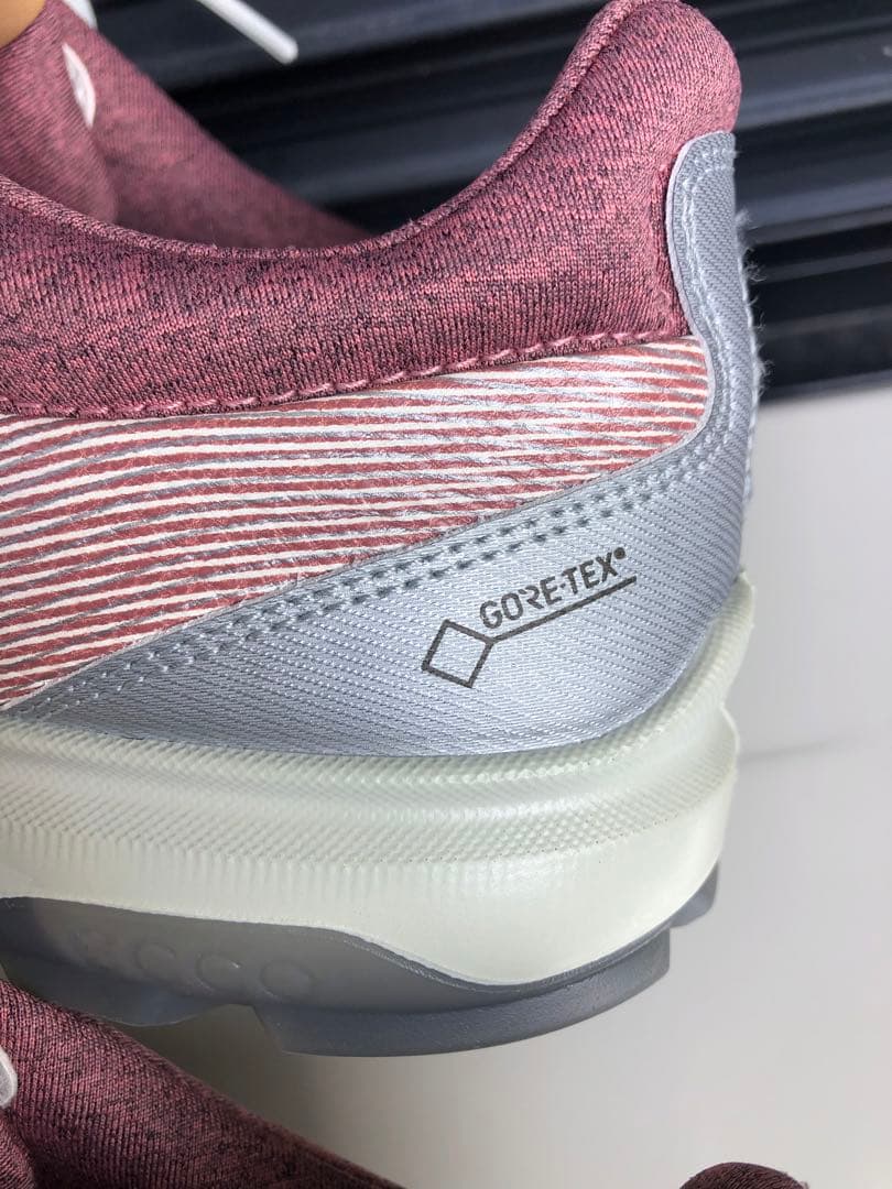 318番 新品未使用ECCOゴルフシューズ39 24.5cm GORE-TEX