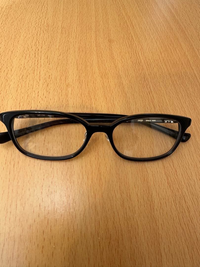 999.9 Four Ninesブラックフレーム メガネ NP-770 - メルカリ