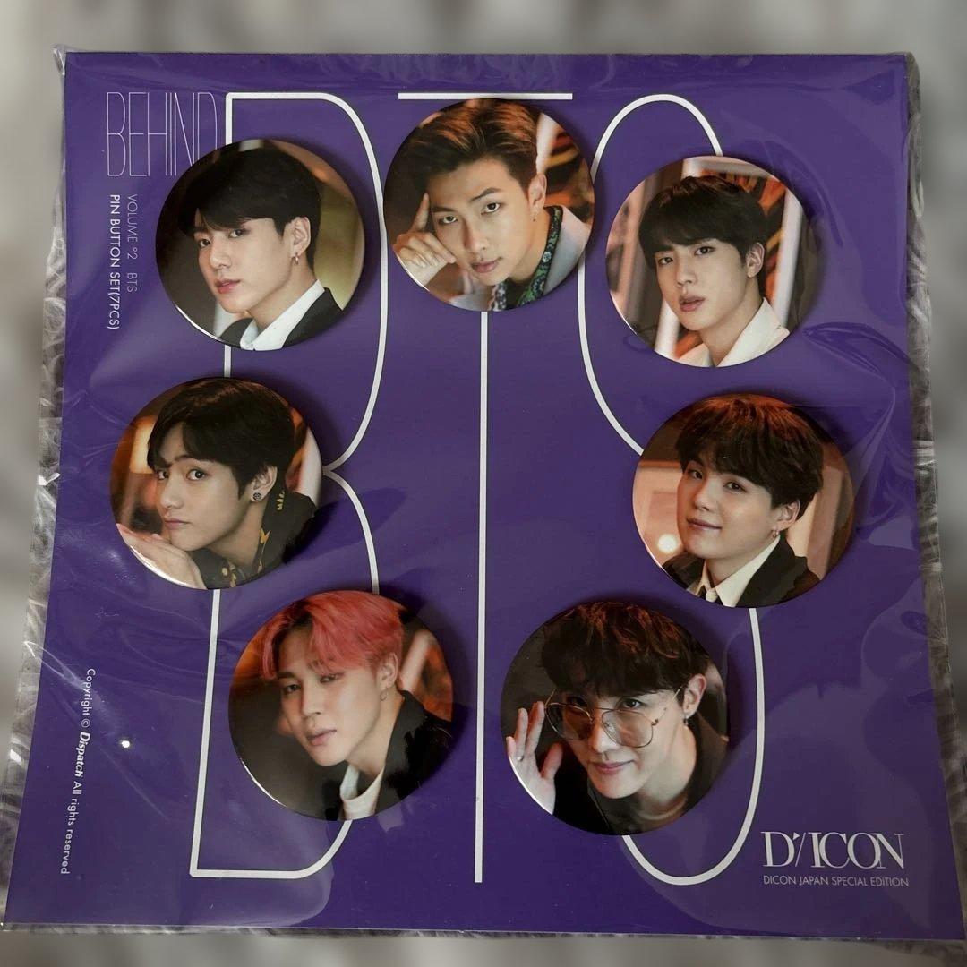 BEHIND BTS D'ICON 缶バッジセット - メルカリ