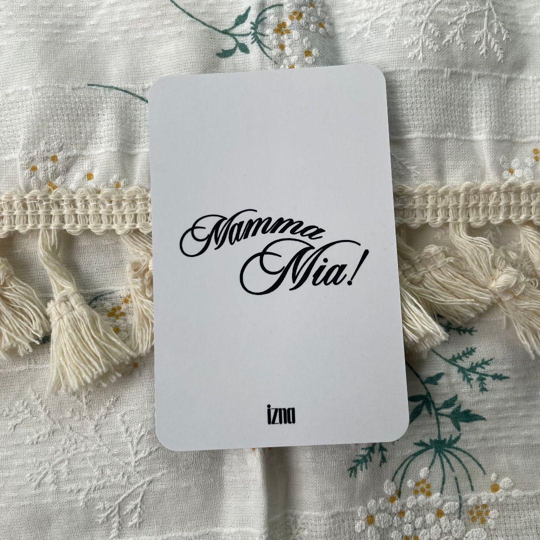 izna jeemin Mamma Mia サノク トレカ 3週目 - メルカリ