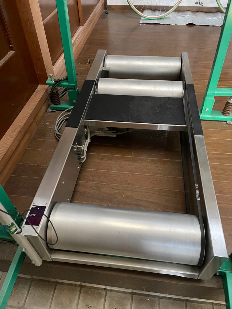 電動アラゴ三本ローラー競輪自転車競技トレーニング用小川製作所