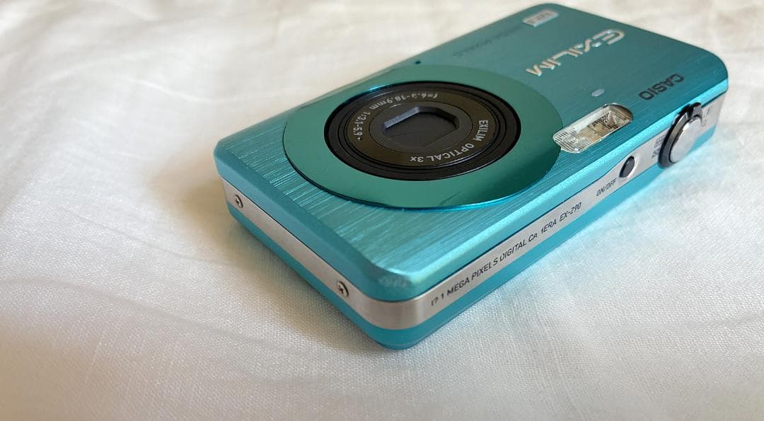 美品 CASIO EXILIM EX-Z90 ブルー 付属品完備 - メルカリ