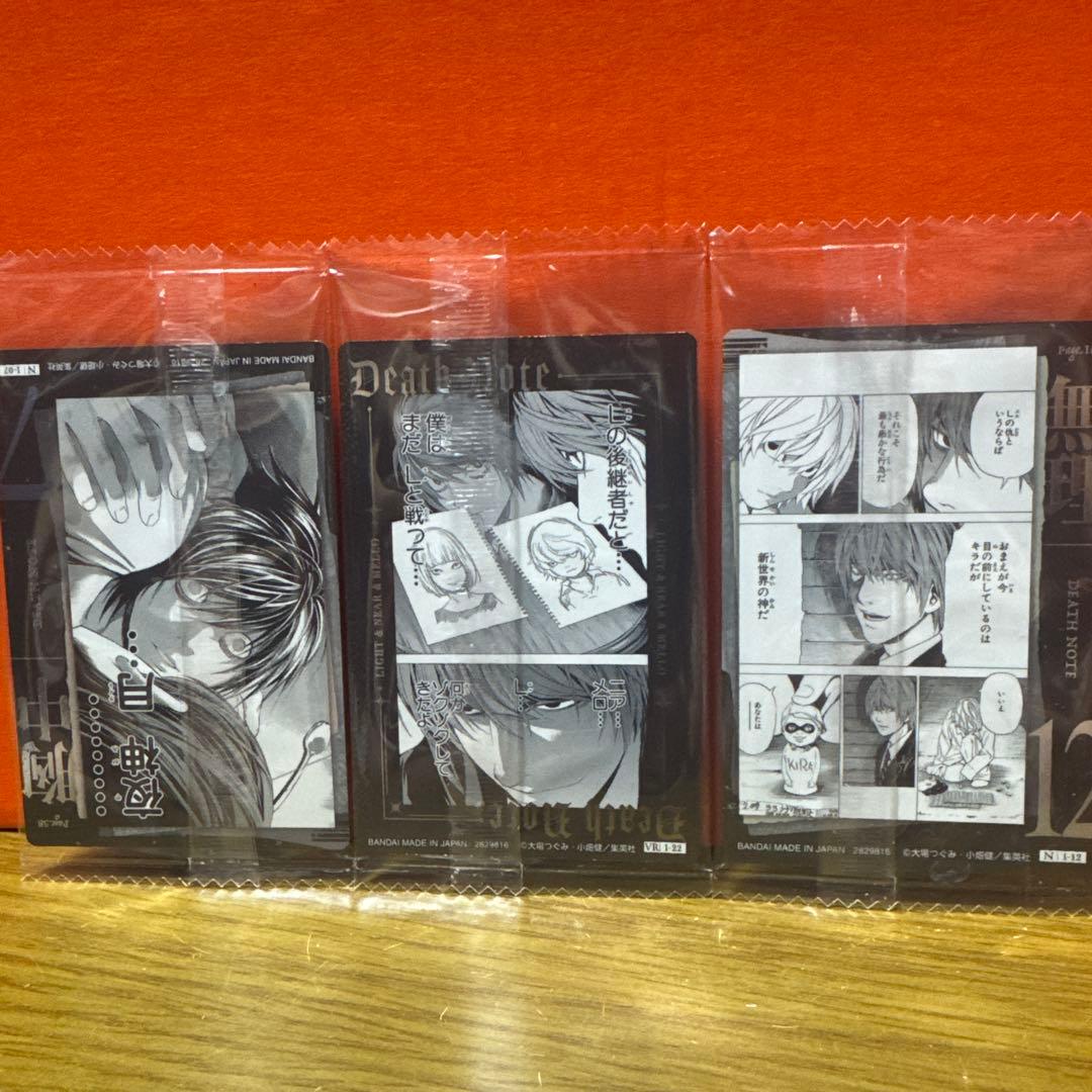 デスノート トレーディングカード 3枚セット L 夜神月 メロ ニア