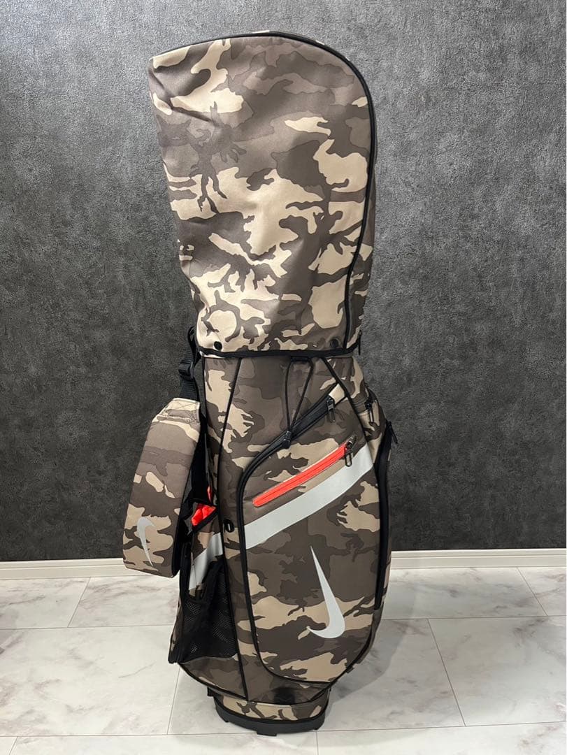 NIKE ナイキ キャディバッグ 迷彩 カモフラ 14分割 レア品【美品