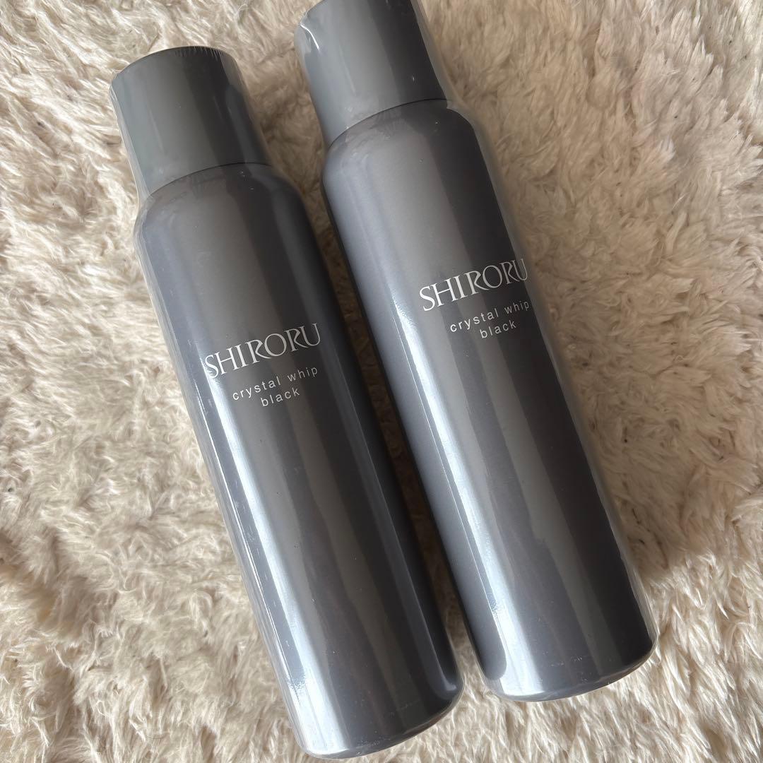 SHIRORU crystal whip black 120g 洗顔料 - メルカリ