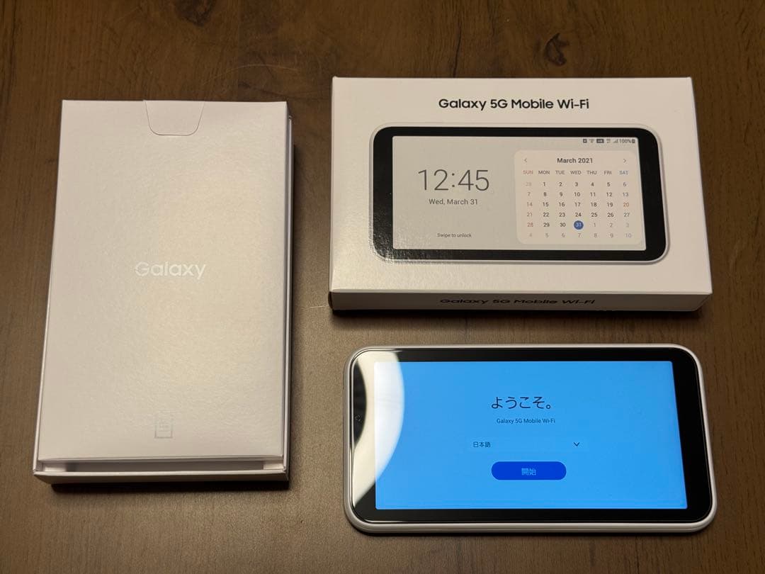 Galaxy SCR01 モバイルWiFi SAMSUNG Galaxy 5G Mobile Wifi SCR01 Sim Free Portable Router