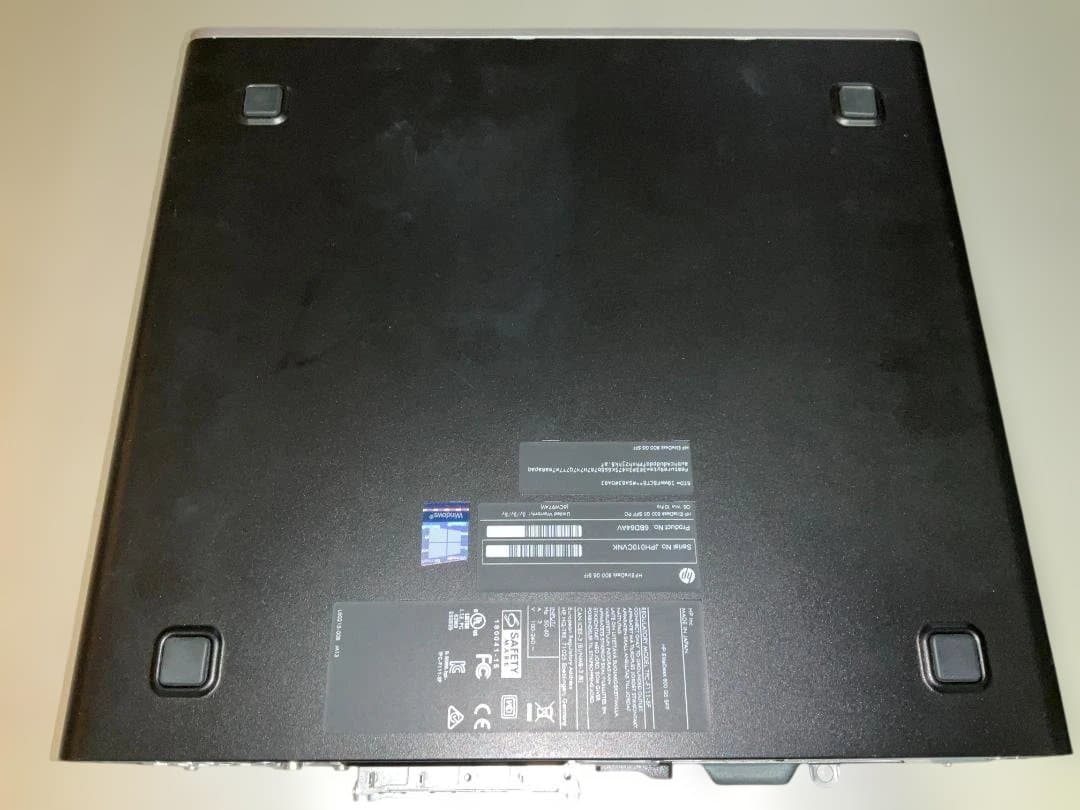 動作品】HP EliteDesk 800 G5 SF Core i7-9700 - メルカリ