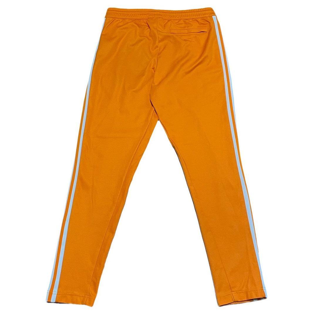 ベッケンバウアー 古着 adidas アディダス トラックパンツ オレンジ M