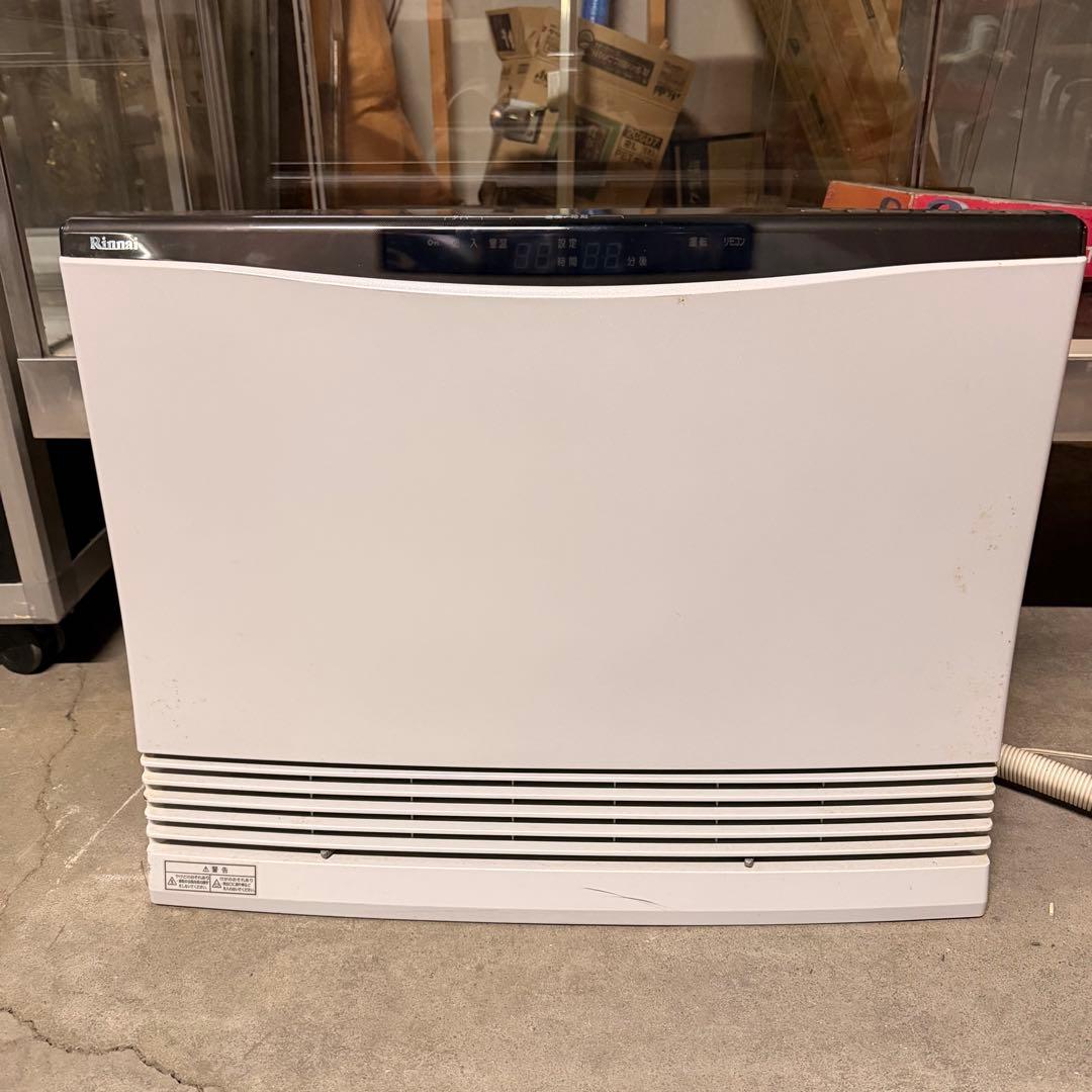 Rinnai セラミックファンヒーター ホワイト 石油ファンヒーター（木造9畳/コンクリート12畳まで ムーンホワイト
