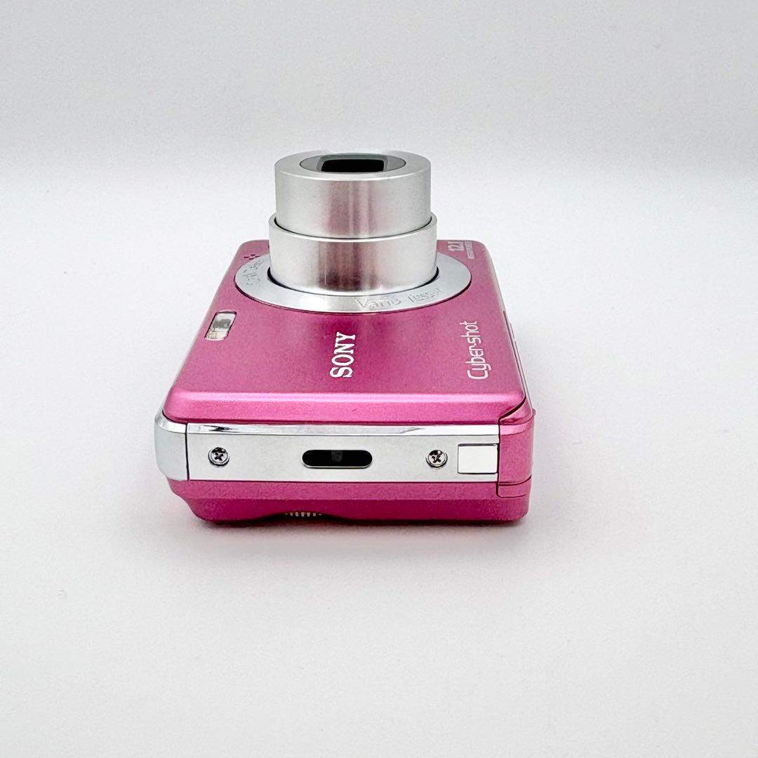 SONY Cyber-shot DSC-W220 ピンク コンデジ 充電器付 - メルカリ