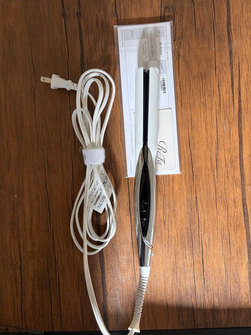 ヘアアイロン Refa RE-AC02A ReFa リファ ビューテック ストレートアイロン RE-AC02A（ホワイト