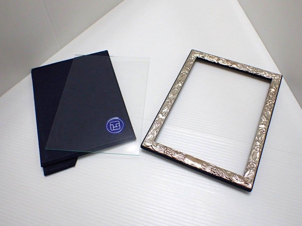 未使用】 イタリア製 ITS社 銀製フォトフレーム 写真立て シルバー925