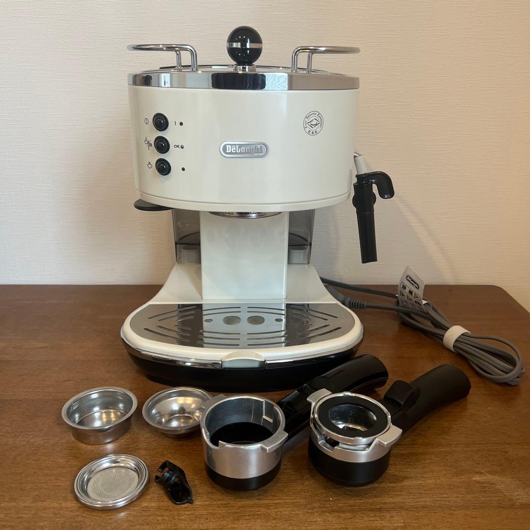 De’Longhi デロンギ EC0310W エスプレッソマシン ホワイト デロンギ（DeLonghi） デロンギ・エスプレッソマシン ECO310W