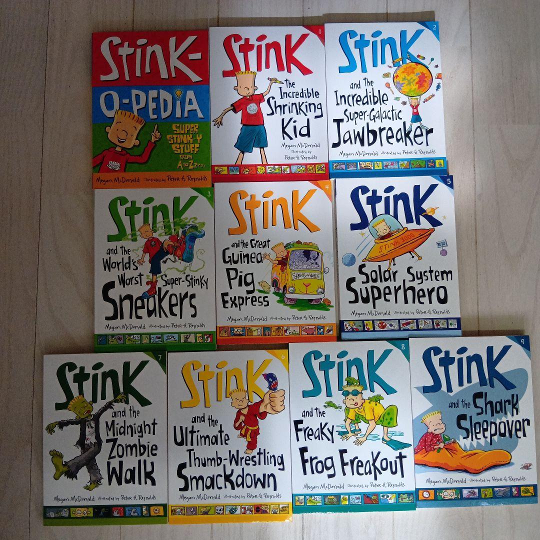 Stinkシリーズ全10巻セット多読チャプターブック The Ultimate Stink-tastic 10 Book Collection by Megan McDonald