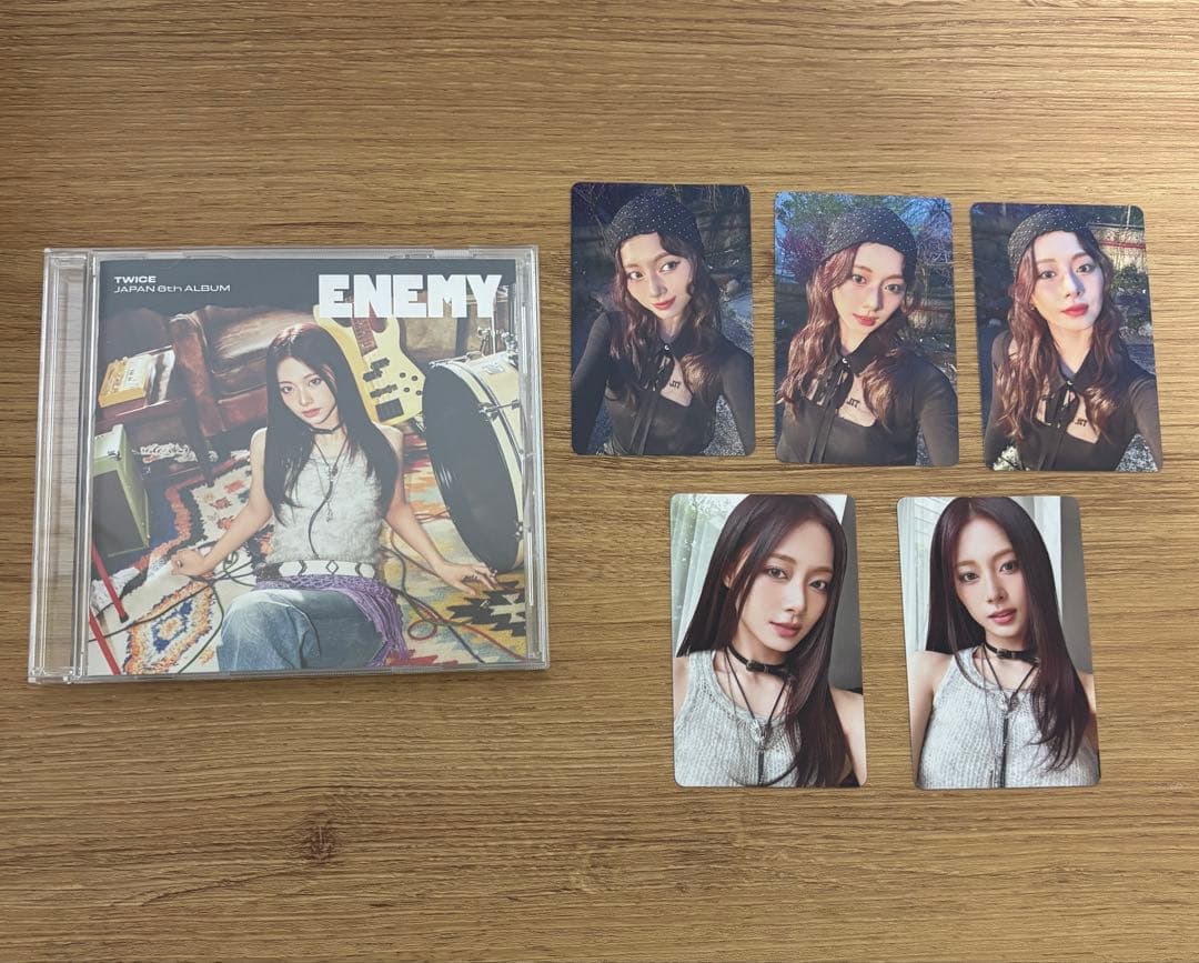 TWICE ツウィ ENEMY TZUYU盤 CDトレカコンプ - メルカリ