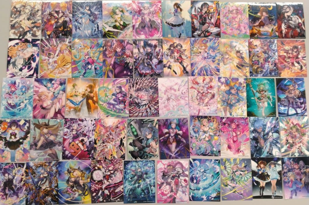 ウィクロス フルアートステッカー 50種コンプリートセット - メルカリ