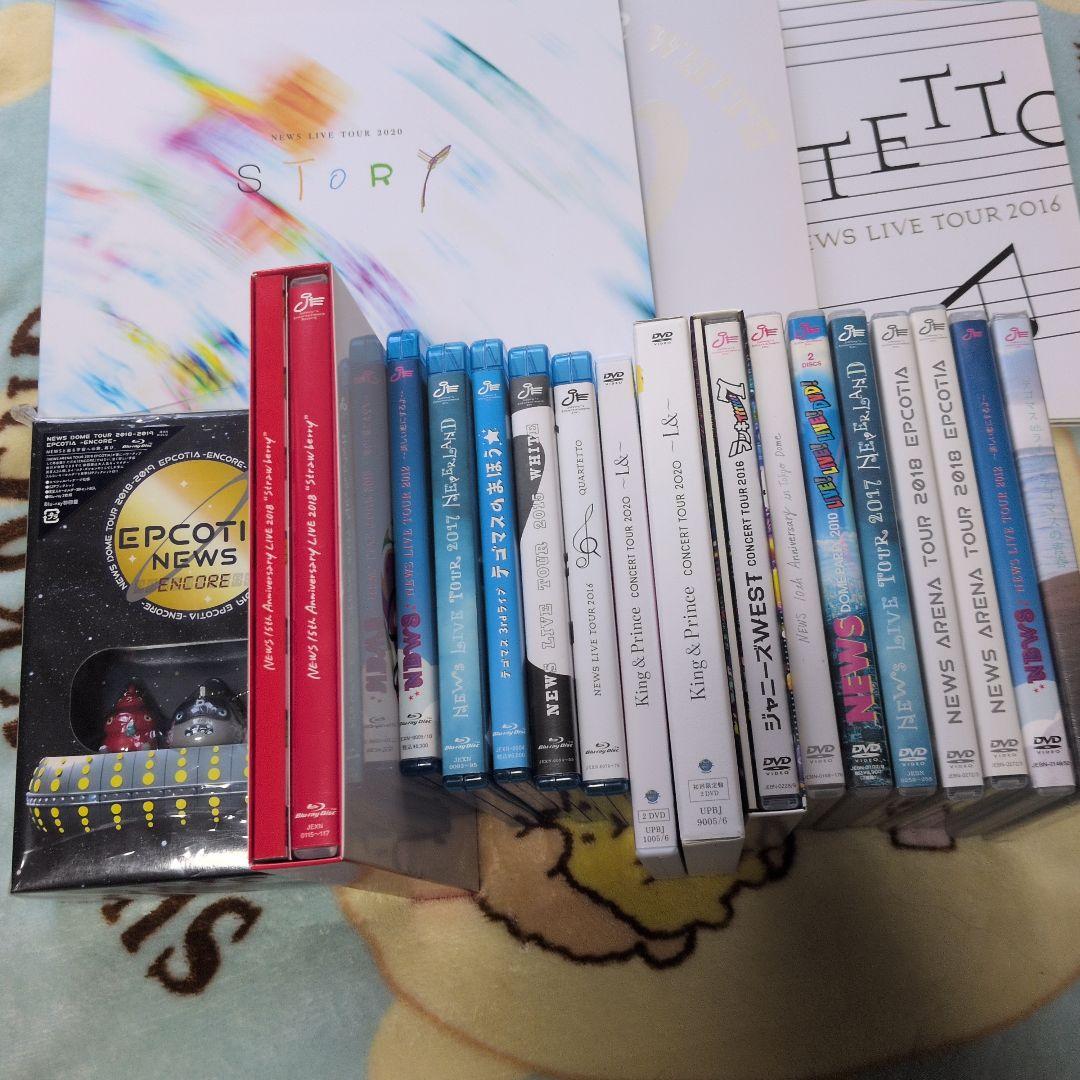NEWS ライブDVD,Blu-ray 16本セット まとめ売り グッズ2点含む - メルカリ