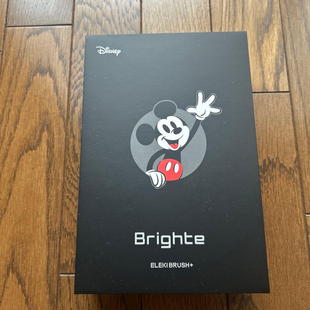 【限定】Brighteミッキーデザイン！　エレキブラシ 美顔器 ミッキーマウスが美顔器に！累計35万個突破の美容家電ブランドBrighte