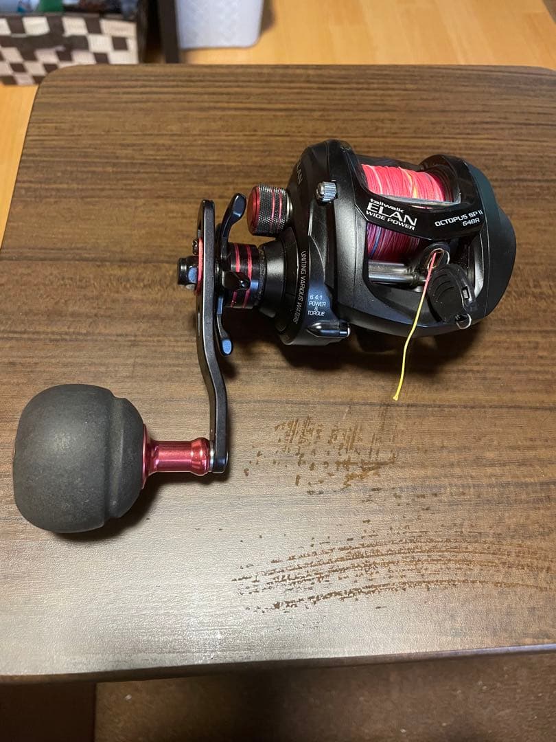ELAN OCTOPUS SP II ベイトリール 黒/赤 - メルカリ