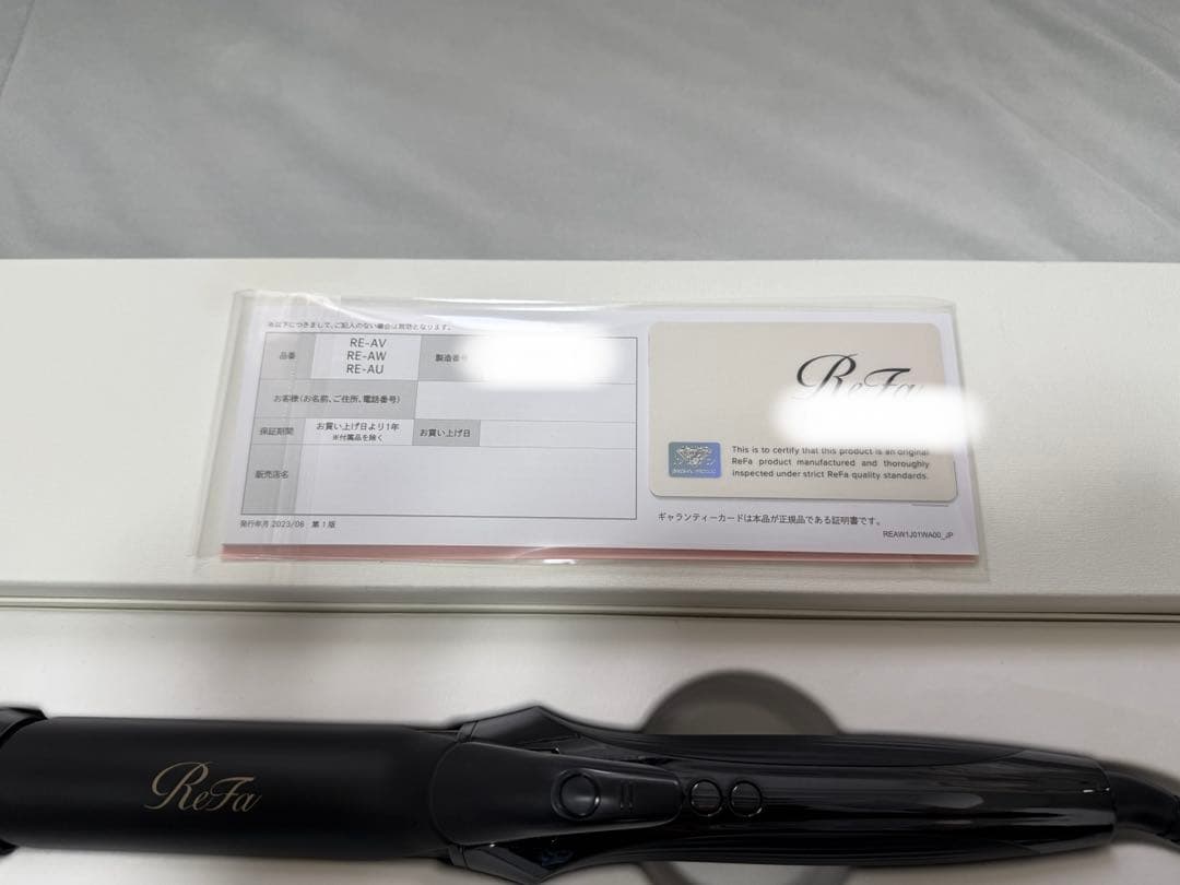 ReFa カールヘアアイロン プロ ブラック 32mm - メルカリ