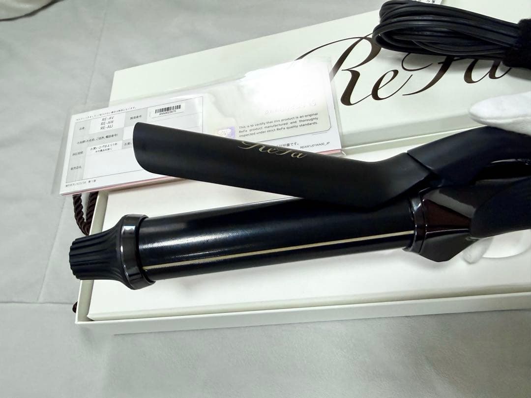 ReFa カールヘアアイロン プロ ブラック 32mm - メルカリ