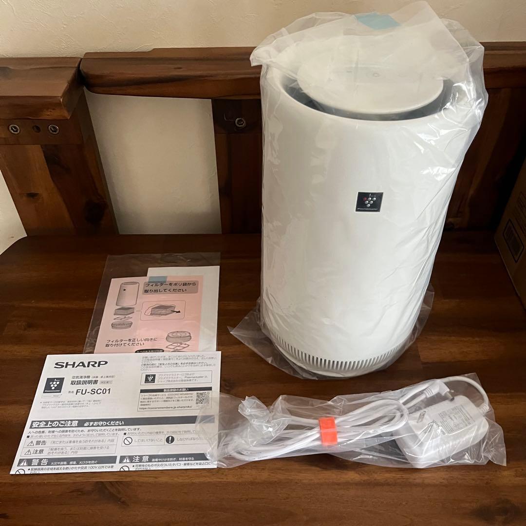 SHARP FU-SC01-W 空気清浄機 ホワイト 楽天市場】空気清浄機 6畳 シャープ SHARP FU-SC01-W ホワイト系